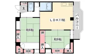 RUEFU+5【5階】の間取り