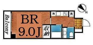 ロリエタワー川崎【6階】の間取り