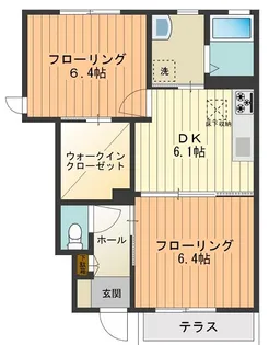 サンシャイン・エスII【1階】の間取り