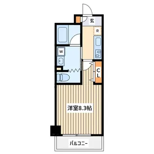 みなみ野ガーデンコート【2階】の間取り