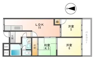 コートSU【4階】の間取り