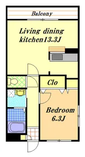 エスペランサ【2階】の間取り