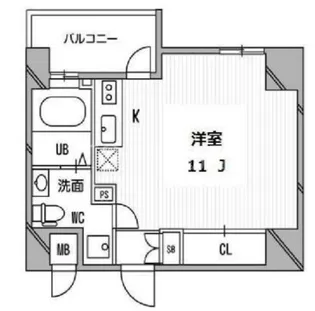 リエス千葉新宿【5階】の間取り