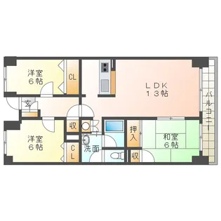 キャッスル50【2階】の間取り