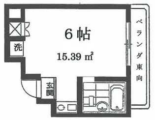 ヴィラ野方【2階】の間取り