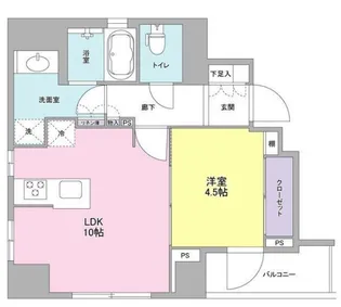 LUCULIA COURT【7階】の間取り