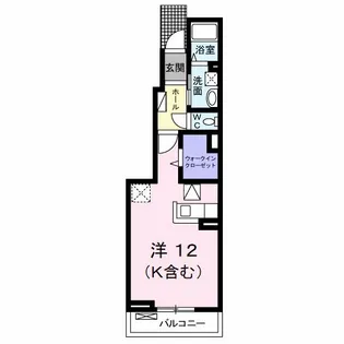 メゾン・コンソリージ【1階】の間取り