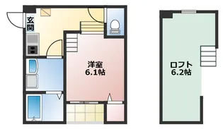 テラス吹上【1階】の間取り
