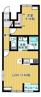 ドゥオ【1階】の間取り