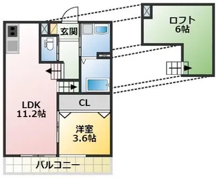 Flex Court【2階】の間取り