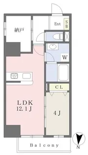 駒沢スクエア【8階】の間取り