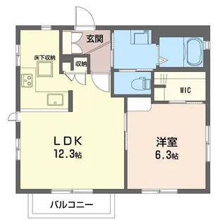 グリシーナB【1階】の間取り