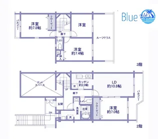 金沢シーサイドタウン9-5号棟の間取り