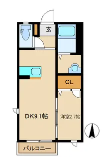 ハートフル【1階】の間取り