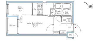 リアンレガーロ平尾ステーションIII【2階】の間取り