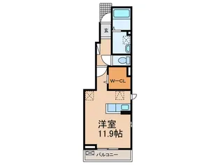 BRISE OGAWA【1階】の間取り