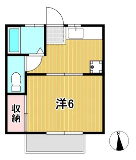 リバプールカルテットD【2階】の間取り