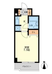 デイム橋本【2階】の間取り