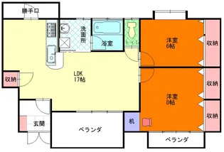 AKIハウス中野III【1階】の間取り