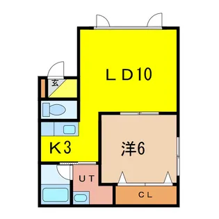 GRACE(春光1-9)【2階】の間取り