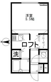 ハックルベリーガーデン【2階】の間取り
