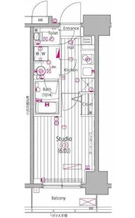 ガーラ・グランディ池袋II【14階】の間取り