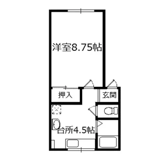 アップルハウス千富【2階】の間取り
