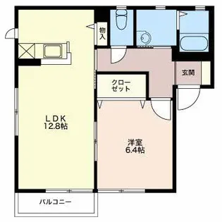 プレミアムフラット【1階】の間取り