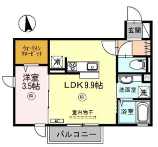 Villa正門通【2階】の間取り