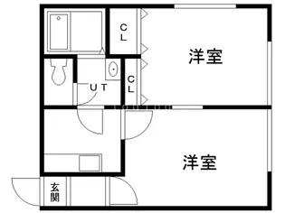 プレフェクチュール古川【2階】の間取り