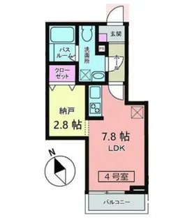 メリディアン多賀城新田【2階】の間取り