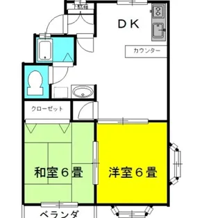 ラッキースタッグ・Jr. Pt.II【2階】の間取り