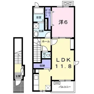 ちゅらブリーズ【2階】の間取り