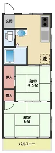清水マンション【3階】の間取り