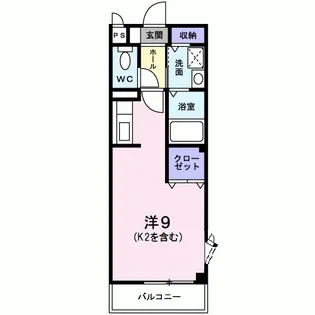 ジュネス2【2階】の間取り