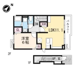 グレイス【2階】の間取り