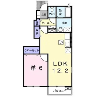 アルティプラーノハヤシ VI【1階】の間取り