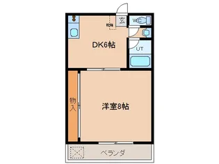 ハートプレイスMIKASA【1階】の間取り