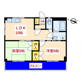 ショーヤビル【4階】の間取り