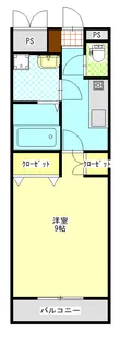 メゾンドボヌール【2階】の間取り