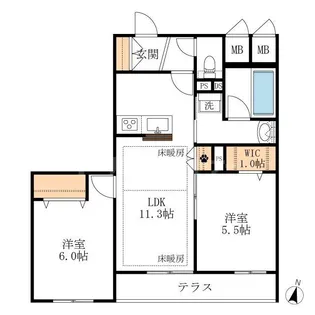 L’s Plus八潮【1階】の間取り