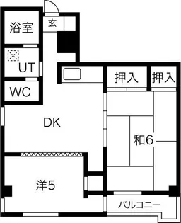 ハイツプラザ81【6階】の間取り