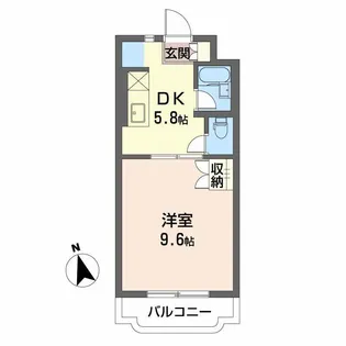 センチュリーKOBAYASHI I【2階】の間取り