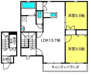 Ballare【2階】の間取り