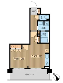 BLESS上池袋【4階】の間取り