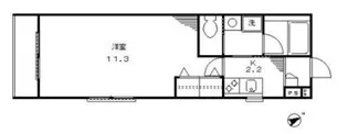 神宮前 泉ハイツ【2階】の間取り