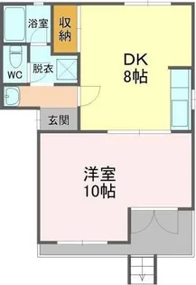 ウイング春日III【1階】の間取り