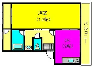 メゾン前栽I【2階】の間取り