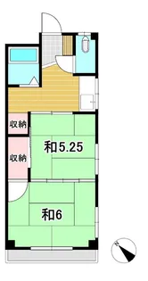 一番街B【2階】の間取り