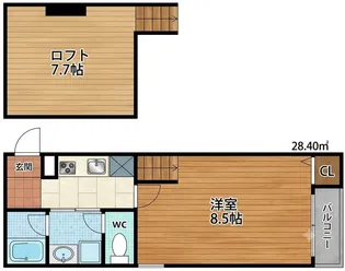 TUA CASA【1階】の間取り